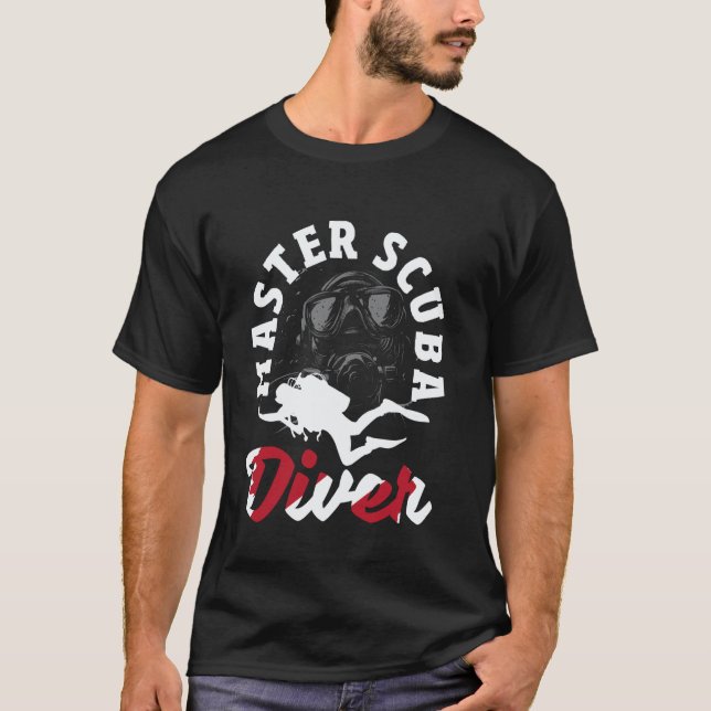 T-shirt Plongeur sous-marin maître de plongée incroyable e (Devant)