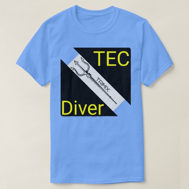 T-shirt Plongeur Tec 1 (Design devant)