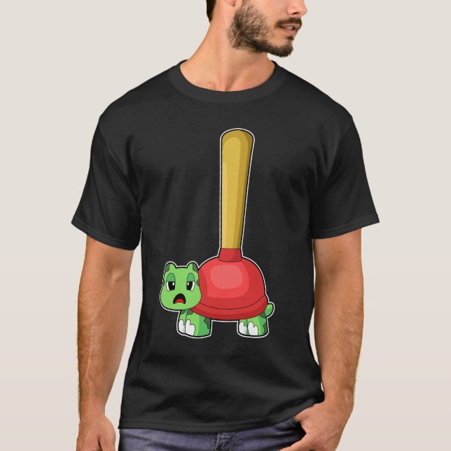 T-shirt Plongeur Tortue (Devant)