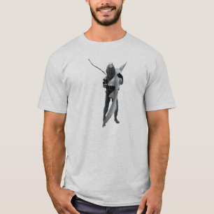 T-shirt Plongeur vintage avec le casque de plongée portan