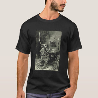 T-shirt Plongeur Vintage Plongeur Vintage Plongée en mer p