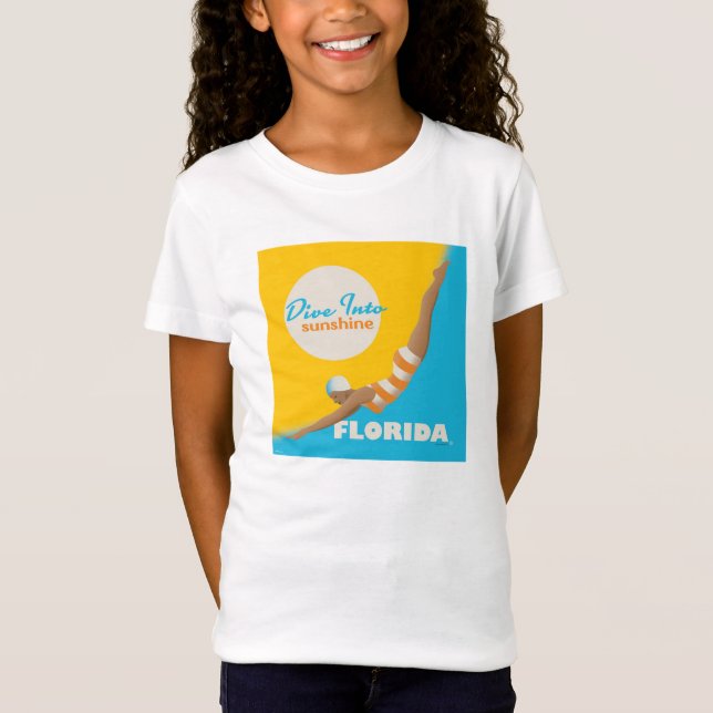 T-Shirt Plongez Dans Le Soleil | Floride (Devant)