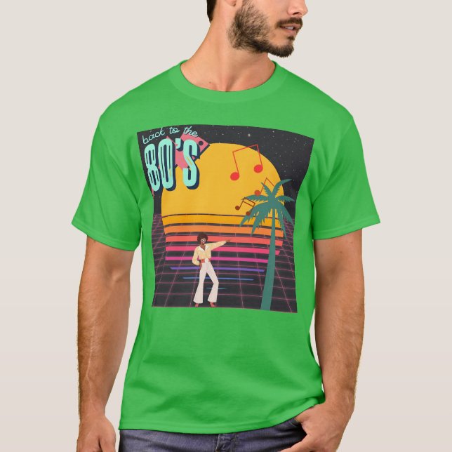 T-shirt Plongez dans les années 80 garçon (Devant)
