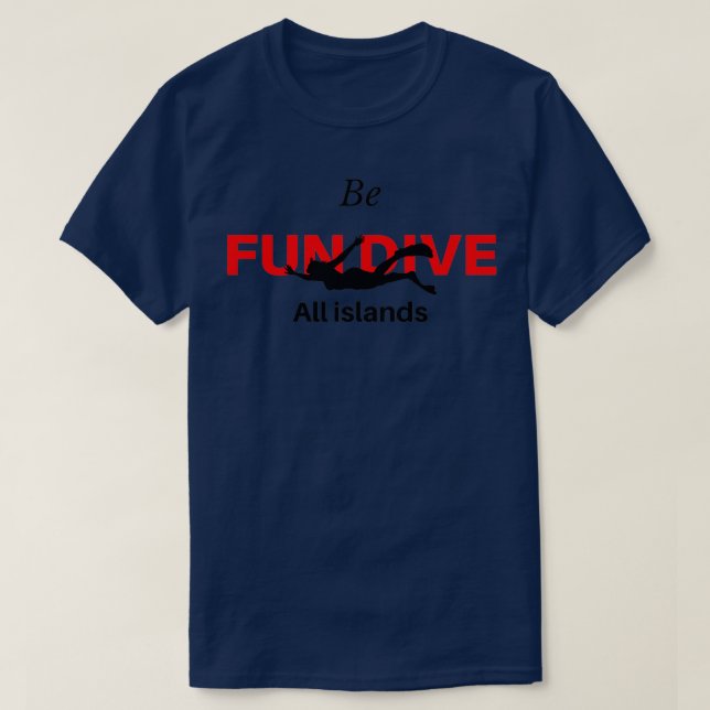 T-shirt Plongez sur toutes les îles 1 (Design devant)