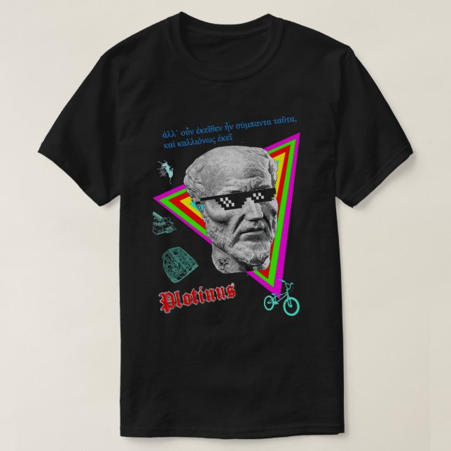 T-shirt Plotinus et formes (Design devant)