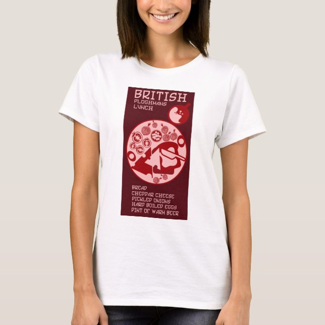 T-shirt Ploughmans Pub lunch (Devant)
