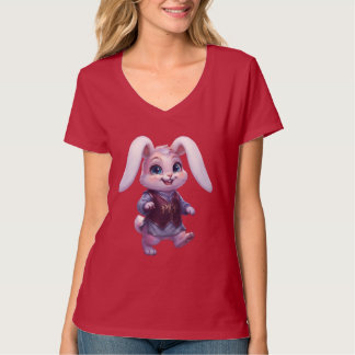 T-shirt PLP LEPURO - Graphisme de roi lapin guerrier migno