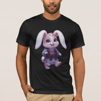 T-shirt PLP LEPURO - Graphisme de rue du roi lapin guerrie