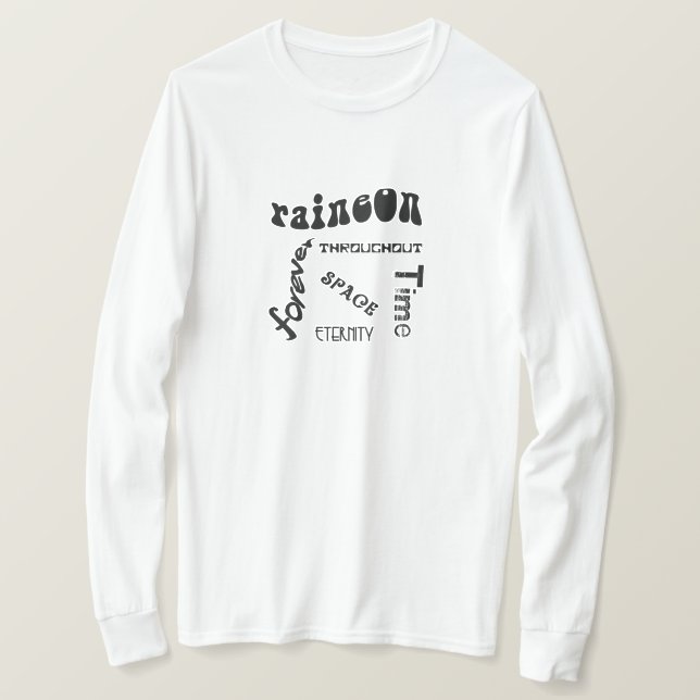 T-shirt pluie à tout jamais (Design devant)