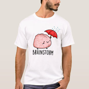 T-shirt Pluie cérébrale amusante Anatomie Pun