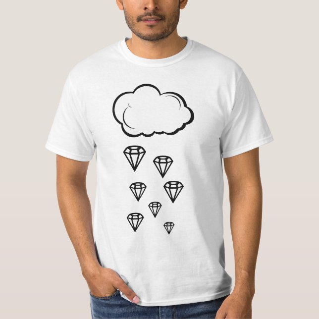 T-shirt Pluie de diamant (Devant)
