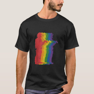 T-shirt Pluie du pompier Gay pride de pompier LGBTQ