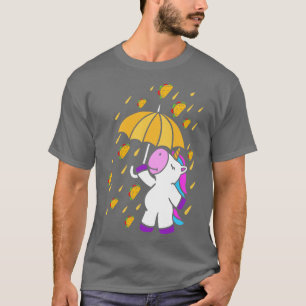 T-shirt Pluie Tacos Unicorn Cinco De Mayo Nourriture Mexic