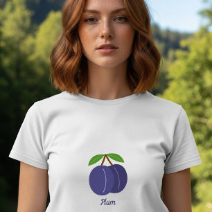 T-shirt Plum