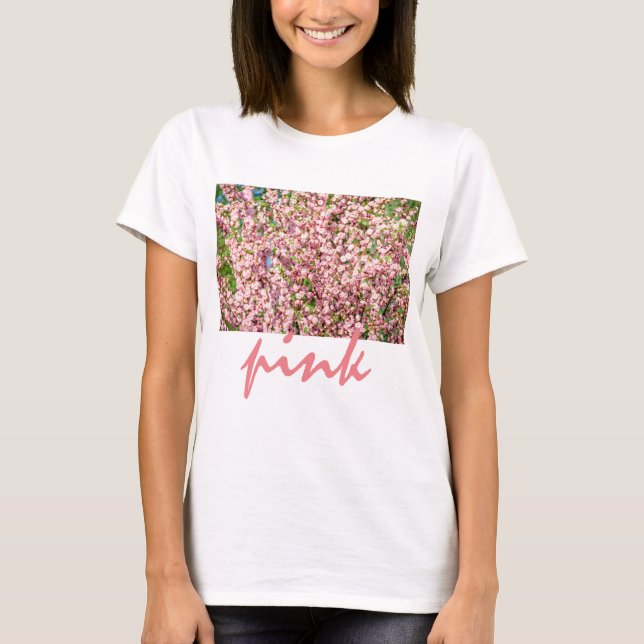 T-shirt Plum à fleurs (Devant)