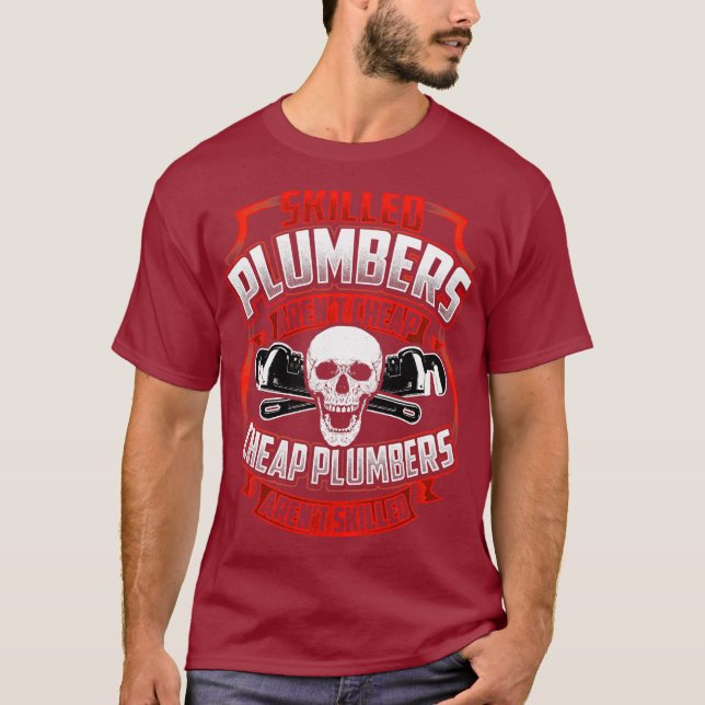 T-shirt Plumber Funny (Devant)
