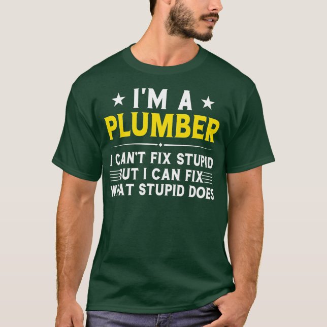 T-shirt Plumbing Venin Sarcastic Plumber (Devant)