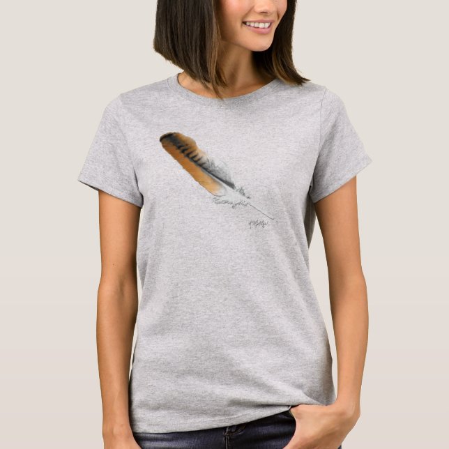 T-shirt Plume de Buse à queue rousse (Devant)