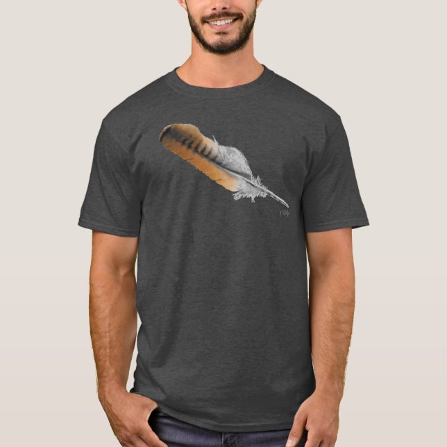 T-shirt Plume de Buse à queue rousse (Devant)