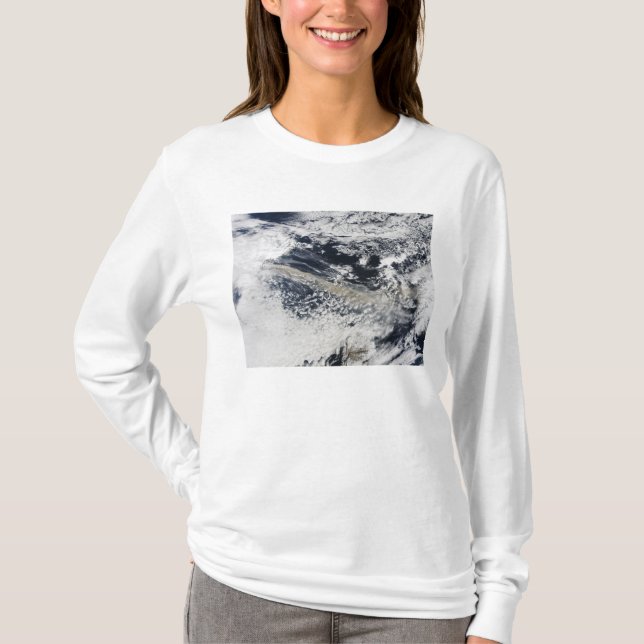 T-shirt Plume de cendres du volcan Eyjafjallajokull (Devant)