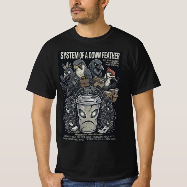 T-shirt Plume de System Of A Down (Devant)