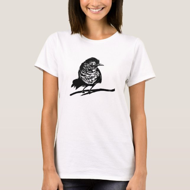 T-shirt Plume et encre (Devant)