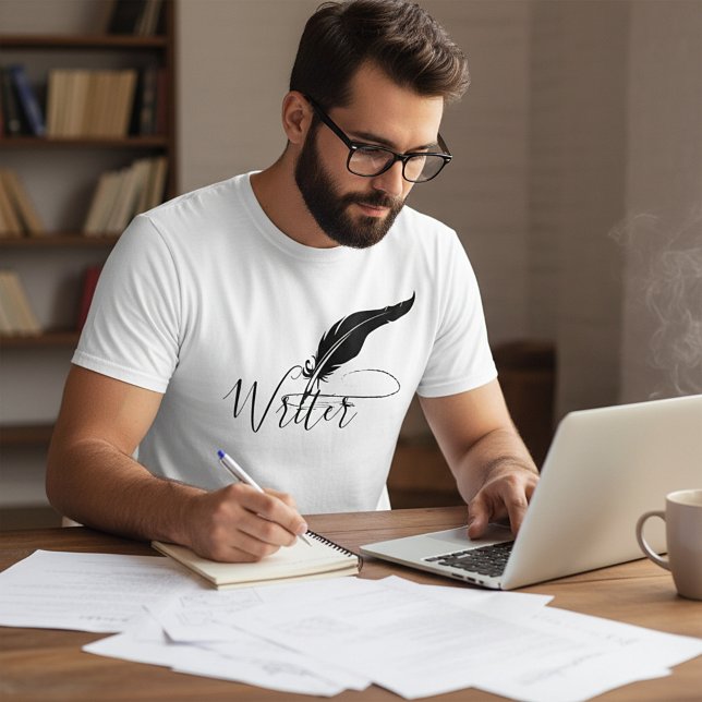 T-shirt Plume personnalisée (Créateur téléchargé)