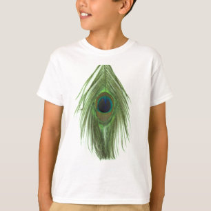 T-shirt Plume verte D de paon