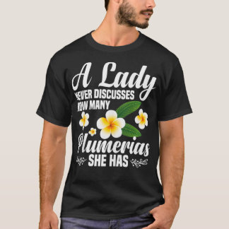 T-shirt Plumeria Enthousiaste Plumeria Graines Plantes Liv