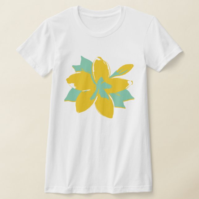 T-shirt Plumeria Tropical Éclair (Poser)