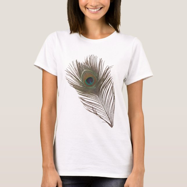 T-shirt Plumes de paon (Devant)
