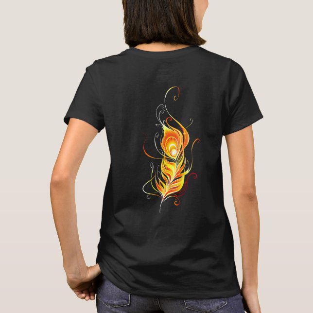 T-shirt Plumes de paquetage de feu (Dos)