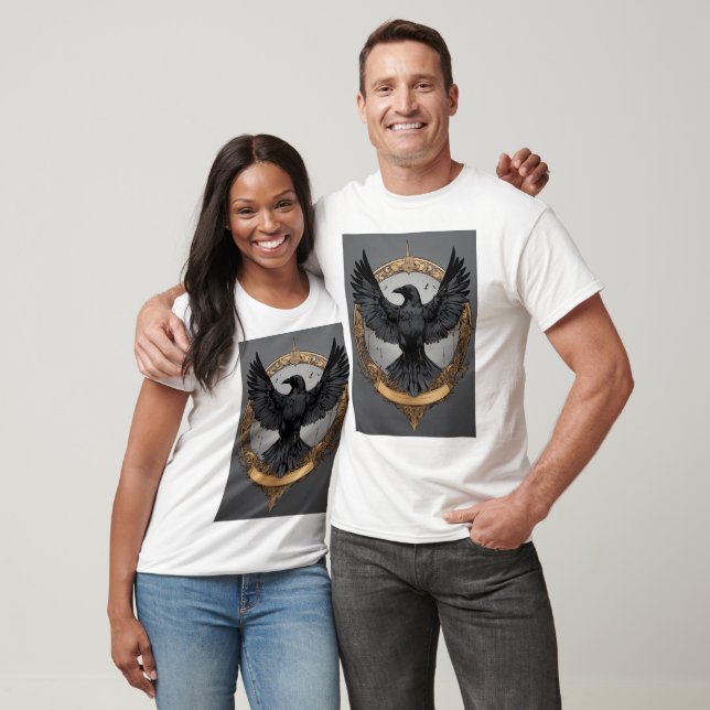 T-shirt Plumes obsidiennes (Unisexe)