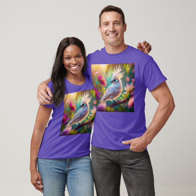 T-shirt Plumes rousses à crête juvénile Dove Imaginaire Oi (Unisexe)