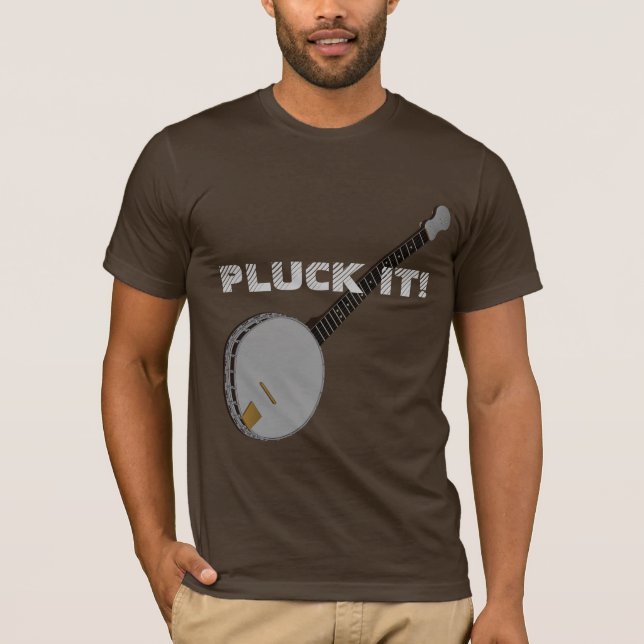 T-shirt Plumez-le banjo (Devant)