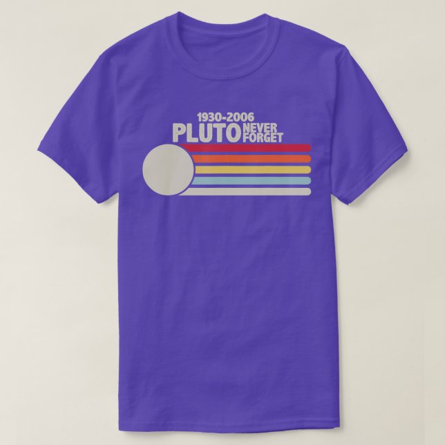 T-shirt PLUO JAMAIS FORGE Retro Style Funny Space Science  (Design devant)
