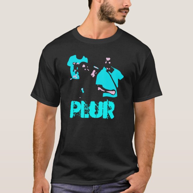 T-SHIRT "PLUR " (Devant)