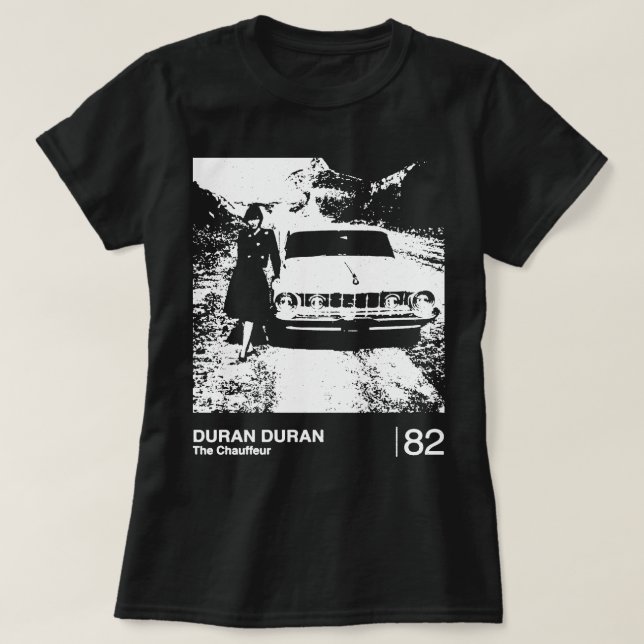 T-shirt Plus Alors Magnifique Pop Duran Duran Rock Band Ca (Design devant)