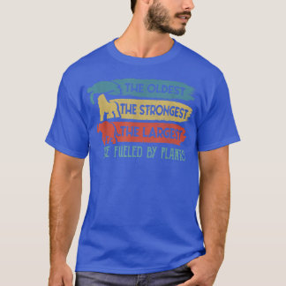 T-shirt Plus Ancien Plus Fort Alimenté Par Végétan Ve Plan