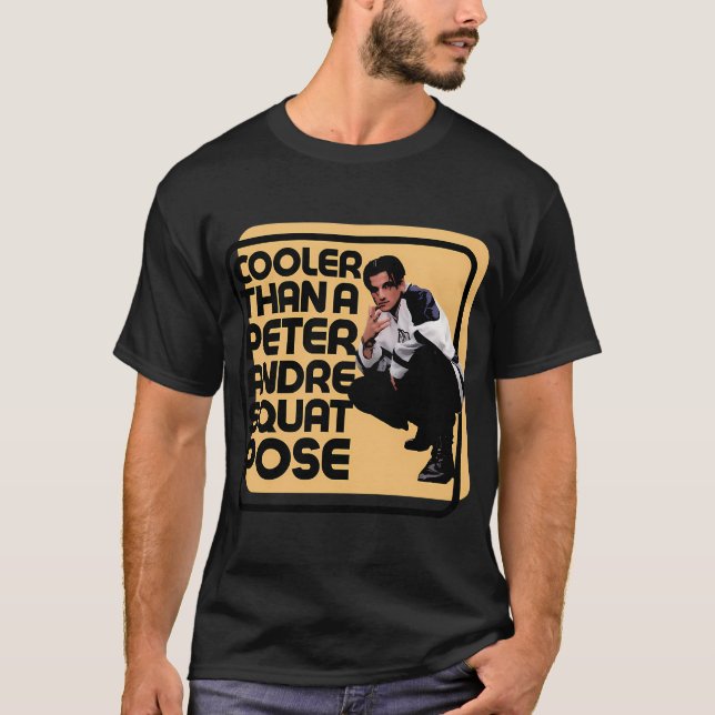 T-shirt Plus cool qu'un squat de Peter Andre - Rétro des a (Devant)