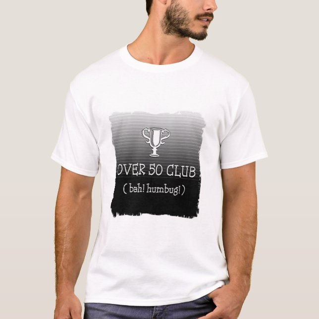T-shirt plus de 50 club #1 (Devant)