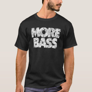 T-shirt Plus de basse (Vintage blanc) Baid Bass Player's