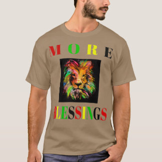 T-shirt Plus de bénédictions Tête de Lion Premium