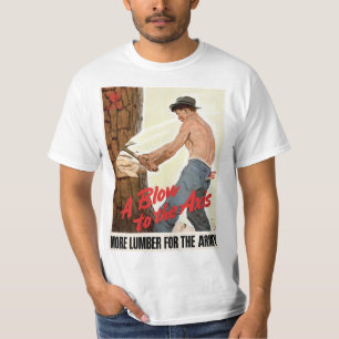 T-shirt Plus de bois pour l'armée