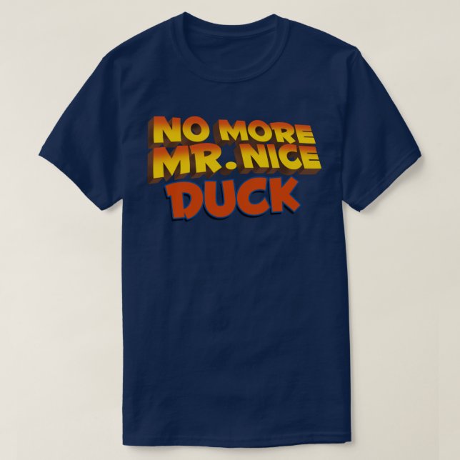 T-shirt Plus de bon logo pour canard (Design devant)