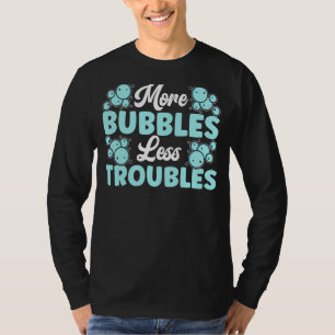 T-shirt Plus de bulles Moins de problèmes Boite de savon S
