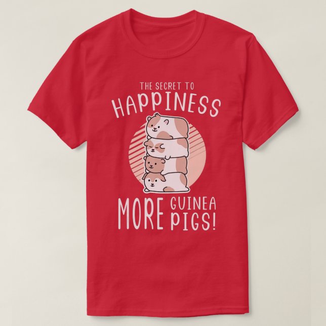 T-shirt Plus de cochons de Guinée (Design devant)
