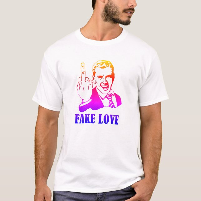 T-shirt Plus de faux amours (Devant)