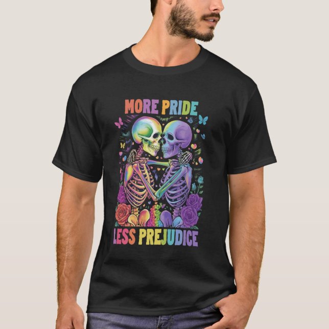 T-shirt Plus de fierté moins de préjugés (Devant)