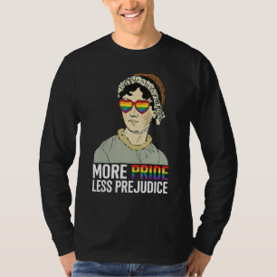 T-shirt Plus de fierté moins de préjugés LGBT Jane Austen